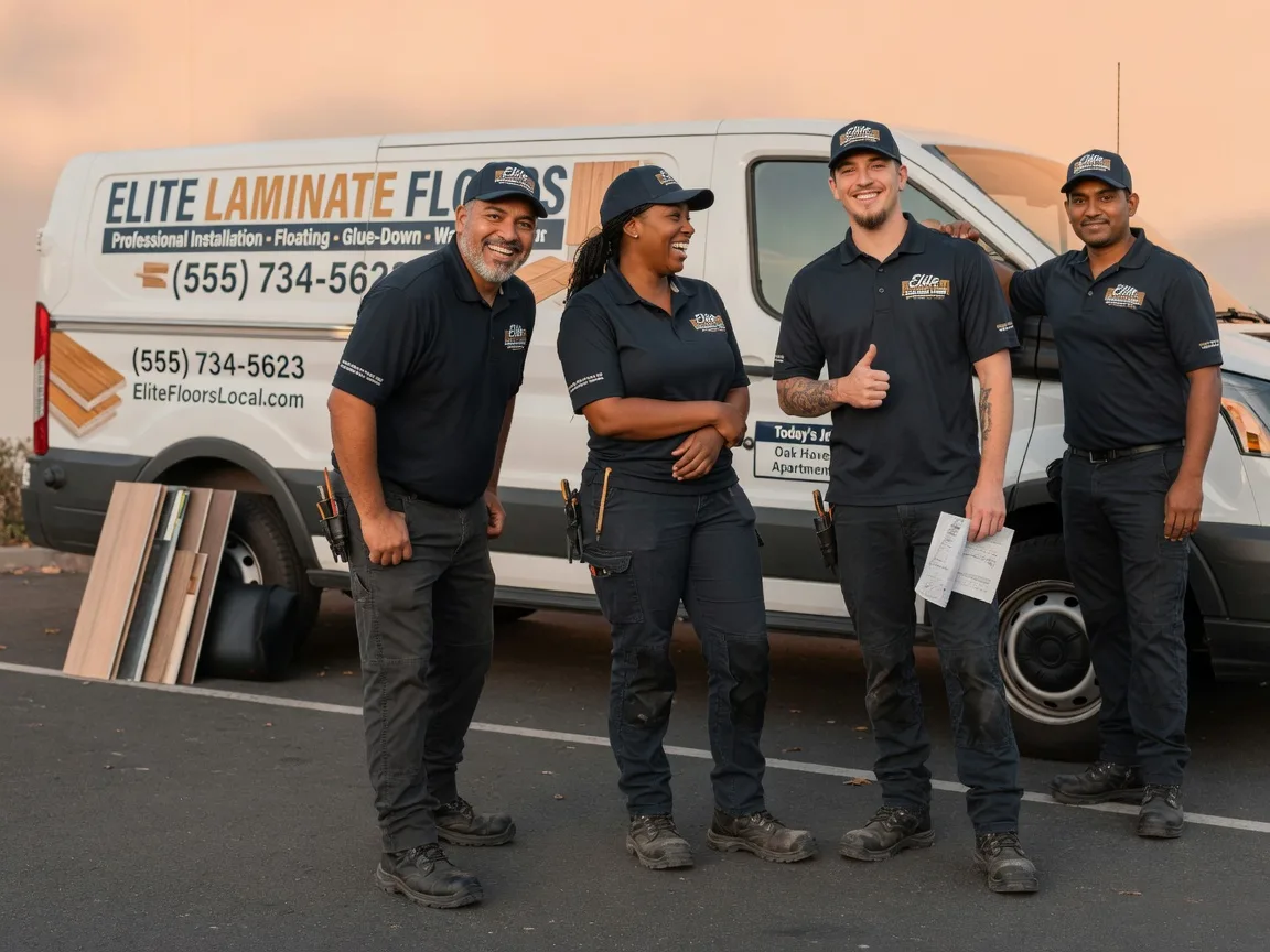Laminate flooring installation company in Fultonham, OH